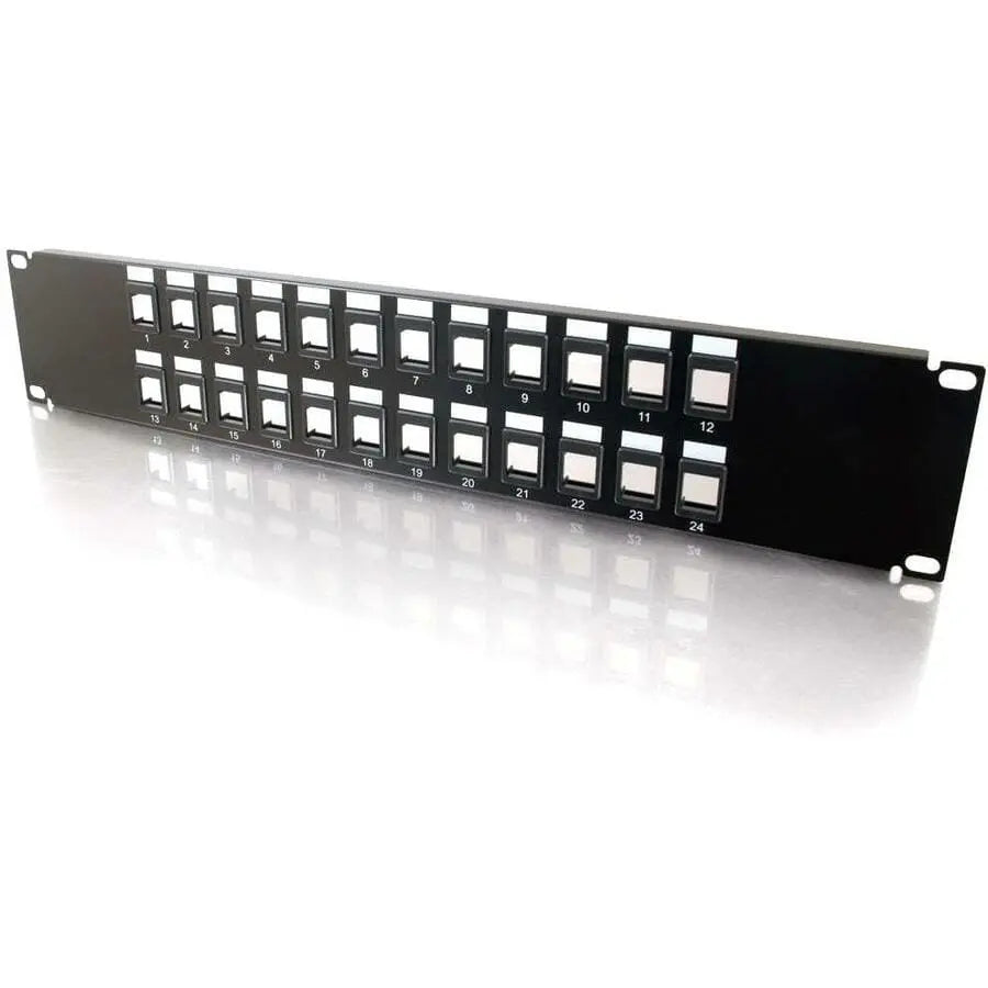 C2G C2G 24-Port Blank Keystone/Multimedia Patch Panel - 24 - 03859