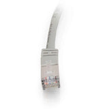 C2G C2G-25ft Cat5e Molded Shielded (STP) Network Patch Cable - Gray - Category 5e for Network Device - RJ-45 Male - RJ-45 Male - Shielded - 25ft - Gray - 27265