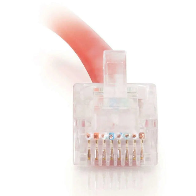 C2G C2G-25ft Cat5e Non-Booted Crossover Unshielded (UTP) Network Patch Cable - Red - Category 5e for Network Device - RJ-45 Male - RJ-45 Male - Crossover - 25ft - Red - 26709