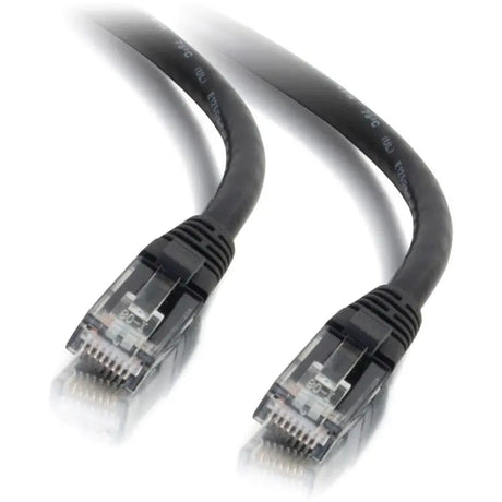 C2G C2G 25ft Cat6 Ethernet Cable - Snagless Unshielded (UTP) - Black - Category 6 for Network Device - RJ-45 Male - RJ-45 Male - 25ft - Black - 27155