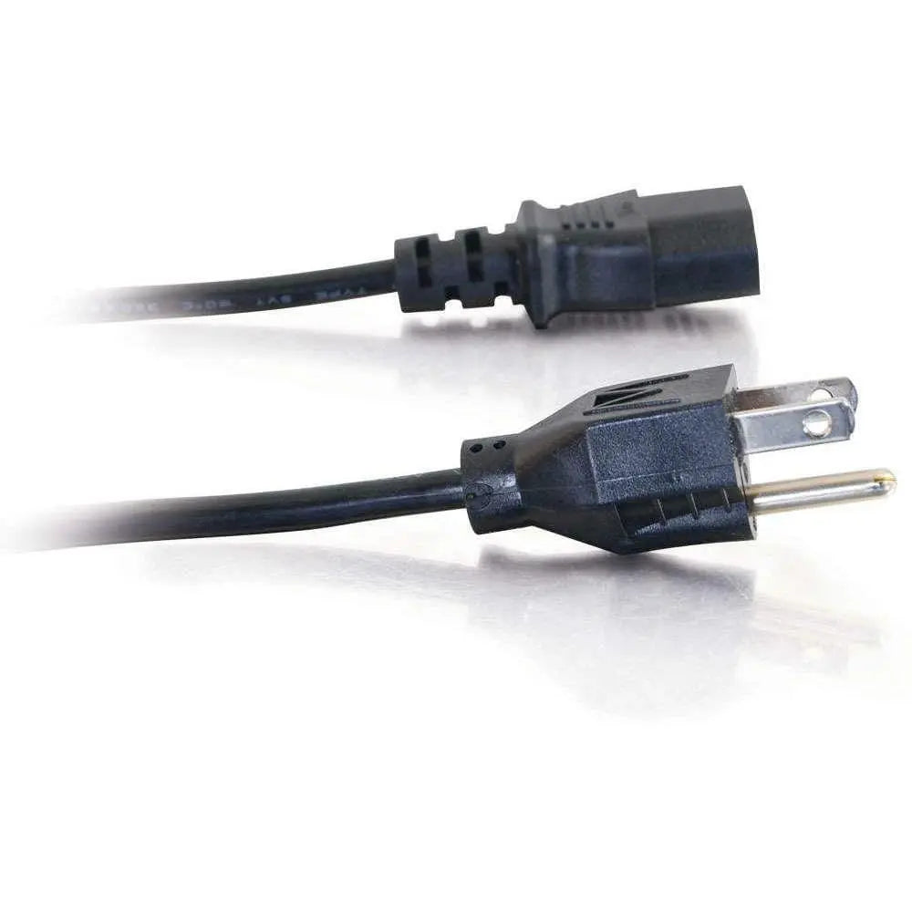 C2G C2G 2ft Universal Power Cord - 16 AWG - NEMA 5-15P to IEC320C13 - 2ft 16 AWG Universal Power Cord (NEMA 5-15P to IEC320C13) (TAA Compliant) - 29925