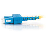 C2G C2G 2m SC-SC 9/125 Duplex Single Mode OS2 Fiber Cable - Yellow - 6ft - 2m SC-SC 9/125 Duplex Single Mode OS2 Fiber Cable - Yellow - 6ft - 20455