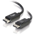 C2G 35ft 8K DisplayPort Cable with Latches - M/M - DisplayPort 4K to 8K Cable for Notebook, Monitor, Audio/Video Device - 35 ft - DisplayPort Male Digital Audio/Video - Black - 54405 C2G