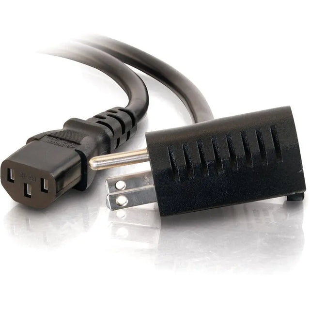C2G C2G 3ft 16 AWG Universal Power Cord With Extra Outlet - 3ft - 30538