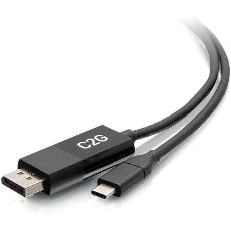 C2G C2G 3ft 4K USB C to DisplayPort Adapter Cable - 60Hz - 3 ft DisplayPort/USB-C A/V Cable for Audio/Video Device, Notebook, Projector - First End: 1 x Powered USB Type C - Male - Second End: 1 x Display...  - C2G54474