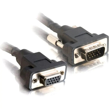 C2G C2G 3ft Panel-Mount HD15 SXGA M/F Monitor Extension Cable - HD-15 Male - HD-15 Female - 3ft - Black - 52094