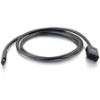 C2G C2G 3ft USB C Extension Cable - 10G 3A - M/F - 3 ft USB Data Transfer Cable for Notebook, Smartphone, Tablet - First End: 1 x Type C Male USB - Second End: 1 x Type C Female USB - 10 Gbit/s - Extensio...  - 28658
