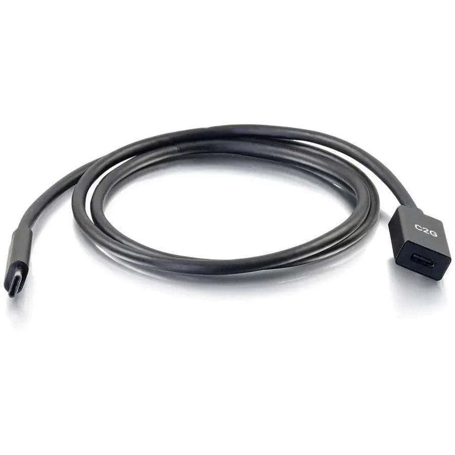 C2G C2G 3ft USB C Extension Cable - 10G 3A - M/F - 3 ft USB Data Transfer Cable for Notebook, Smartphone, Tablet - First End: 1 x Type C Male USB - Second End: 1 x Type C Female USB - 10 Gbit/s - Extensio...  - 28658
