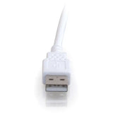 C2G C2G 3m (10ft) USB Extension Cable - USB 2.0 A to USB A - M/F - Type A Male - Type A Female - 9.84ft - White - 26686