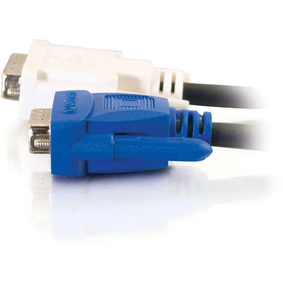C2G C2G 3m DVI Male to HD15 VGA Male Video Cable (9.8ft) - DVI-A Male - HD-15 Male - 9.84ft - Black - 26955