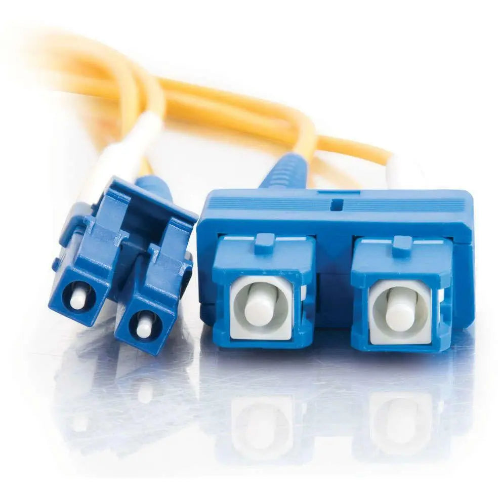C2G C2G 3m LC-SC 9/125 Duplex Single Mode OS2 Fiber Cable - Yellow - 10ft - 3m LC-SC 9/125 Duplex Single Mode OS2 Fiber Cable - Yellow - 10ft - 29920