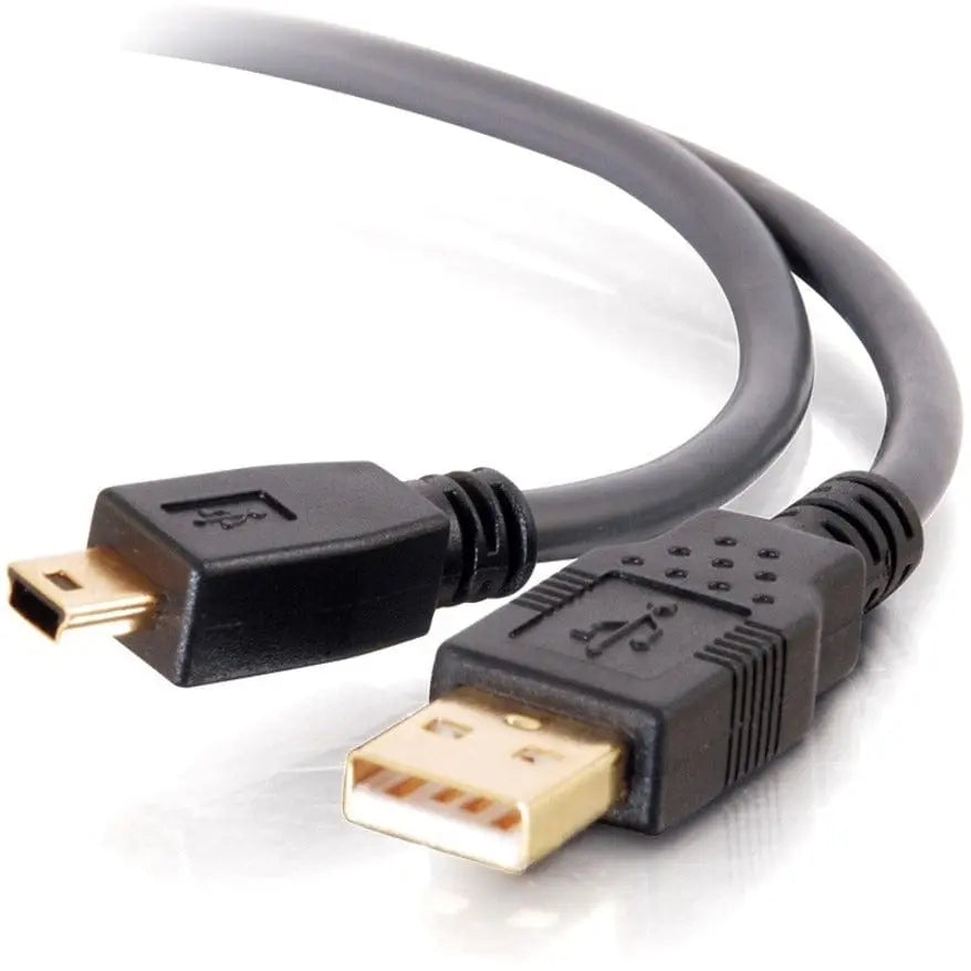 C2G C2G 3m Ultima USB 2.0 A to Mini-b Cable - Type A Male USB - Mini Type B Female USB - 9.84ft - Charcoal - 29652