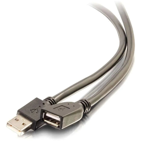 C2G 50ft USB Extension Cable - Active - Plenum Rated - M/F - 50 ft USB Data Transfer Cable C2G