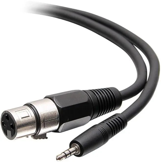 C2G C2G 6ft 3.5mm TRS 3 Position Balanced to XLR Cable - M/F - 6 ft Mini-phone/XLR Audio Cable for Audio Device, Tablet, Notebook, Recorder, Amplifier, Speaker, Microphone, Console - First End: 1 x Mini-p...  - C2G41470