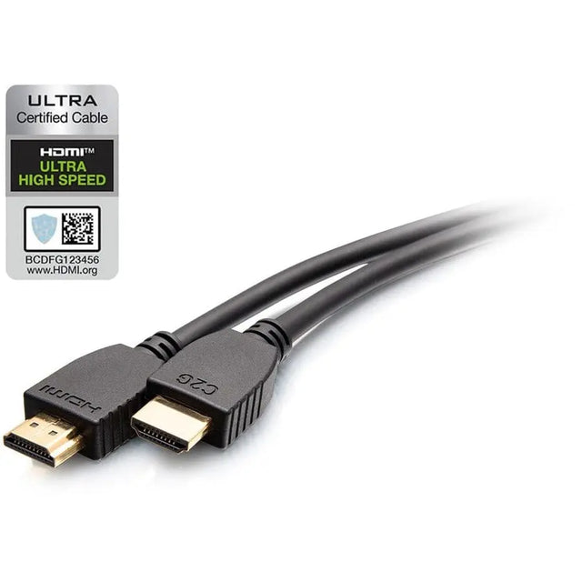 C2G C2G 6ft Ultra High Speed HDMI 2.1 Cable with Ethernet - 8K 60Hz - M/M - 6 ft HDMI A/V Cable for Audio/Video Device, Computer, Gaming Console, Media Player, Mobile Phone, Wireless Device, Bluetooth Dev...  - C2G10411
