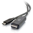 C2G C2G 6ft USB C to HDMI Adapter Cable - 4K 60Hz - 6 ft HDMI/USB A/V Cable for Audio/Video Device, HDTV, Projector - First End: 1 x HDMI Male Digital Audio/Video - Second End: 1 x Type C Male USB - Suppo...  - 26889
