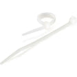 C2G C2G 7.75in Releasable/Reusable Cable Ties - White - 50pk - Cable Tie - Natural - 50 Pack - 43044