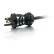 C2G 8ft 18 AWG Coiled Hospital Grade Power Cord (NEMA 5-15P to IEC320C13) - Black - For Computer, Monitor, Printer, Scanner - 125 V AC10 A - Black - 8 ft Cord Length - 48066 C2G