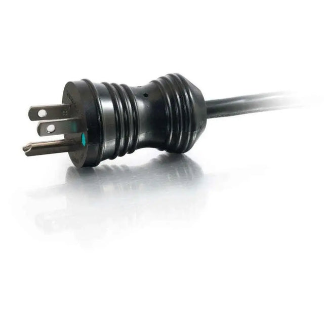 C2G 8ft 18 AWG Coiled Hospital Grade Power Cord (NEMA 5-15P to IEC320C13) - Black - For Computer, Monitor, Printer, Scanner - 125 V AC10 A - Black - 8 ft Cord Length - 48066 C2G