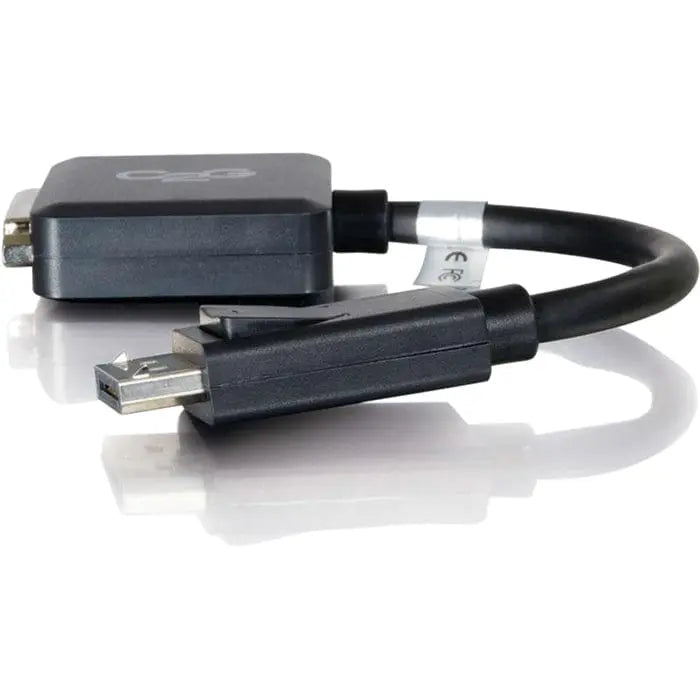 C2G C2G 8in DisplayPort to DVI-D (Single-Link) Adapter Converter - M/F - 8 Inch DisplayPort Male to DVI-D Female Adapter Converter - Adapts a DP output to DVI-D - Supports resolutions up to 1920 x 1200 - ...  - 54321