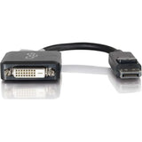 C2G C2G 8in DisplayPort to DVI-D (Single-Link) Adapter Converter - M/F - 8 Inch DisplayPort Male to DVI-D Female Adapter Converter - Adapts a DP output to DVI-D - Supports resolutions up to 1920 x 1200 - ...  - 54321