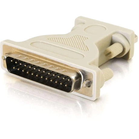 C2G C2G DB9 Male to DB25 Male Serial Adapter - 1 Pack - 1 x 9-pin DB-9 Serial Male - 1 x 25-pin DB-25 Serial Male - Beige - 02450