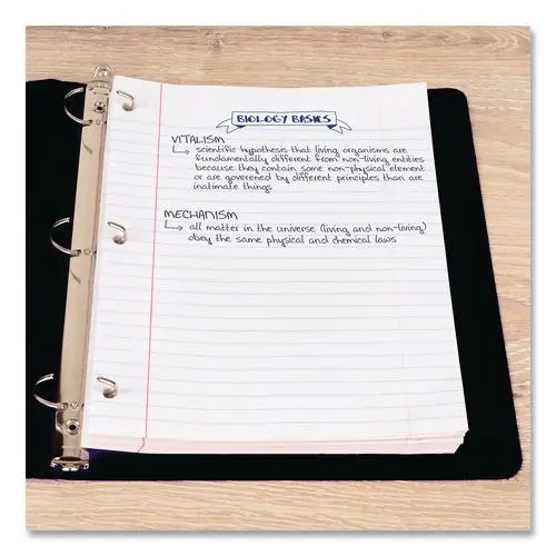 C2G C2G Filler Paper, 3-Hole, 8 x 10.5, Wide/Legal Rule, 200/Pack - 15200