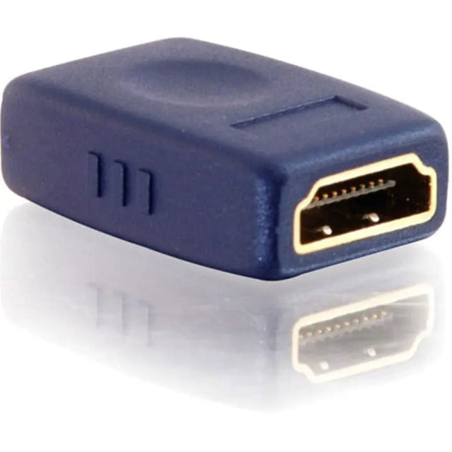 C2G C2G HDMI Coupler - Velocity - Female to Female - 1 x Type A Female - 1 x Type A Female - Blue - 40970