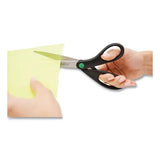 C2G C2G KleenEarth Scissors, 8" Long, 3.25" Cut Length, Straight Black Handle, 2/Pack - 15179