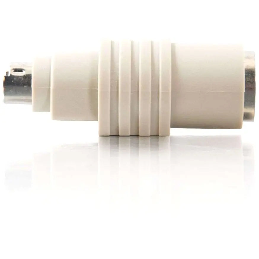 C2G C2G PS/2 Female to AT Male Keyboard Adapter - 1 Pack - 1 x 6-pin Mini-DIN (PS/2) Female - 1 x 5-pin DIN Male - Beige - 02475