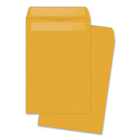 C2G C2G Redi-Seal Catalog Envelope, #1, Cheese Blade Flap, Redi-Seal Adhesive Closure, 6 x 9, Brown Kraf - 43167