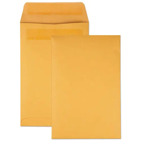 C2G C2G Redi-Seal Catalog Envelope, #1, Cheese Blade Flap, Redi-Seal Adhesive Closure, 6 x 9, Brown Kraf - 43167