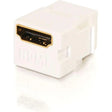 C2G C2G Snap-In HDMI F/F Keystone Insert Module - White - 1 x HDMI Audio/Video - White - 03345