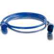 C2G C2G Standard Power Cord - For PDU, Server, Switch - 250 V AC15 A - Blue - 6 ft Cord Length - 17552