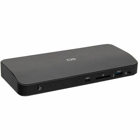 C2G C2G Thunderbolt 3 8K Docking Station - DP, Ethernet, USB, SD, 3.5mm, Power - for Notebook - 85 W - Thunderbolt 3 - USB Type-C - Network (RJ-45) - DisplayPort - Audio Line Out - Wired - C2G54536