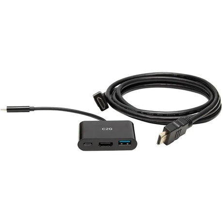 C2G C2G USB C Mini Docking Station Kit for Chromebook - 6ft HDMI Cable Included - for Notebook - 60 W - USB Type C - 3 x USB Ports - 1 x USB 3.0 - HDMI - Wired - C2G54476