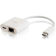 C2G USB C to Ethernet Adapter with Power Delivery - USB 3.1 Type C - 1 Port(s) - 1 - Twisted Pair - 29748 C2G