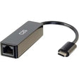C2G C2G USB C to Gigbit Ethernet Adapter - USB 3.0 Type C - 1 Port(s) - 1 - Twisted Pair - 29826