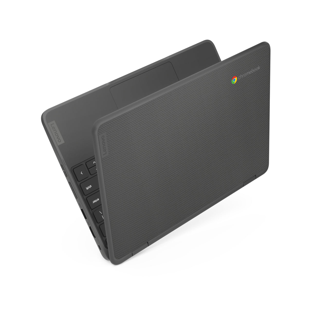 Lenovo 300e Yoga Chromebook Gen 4 MediaTek Kompanio 528 29.5 cm (11.6") Touchscreen HD 8 GB LPDDR4x-SDRAM 64 GB eMMC Wi-Fi 6 (802.11ax) ChromeOS English Grey - 82W2002NUS LENOVO