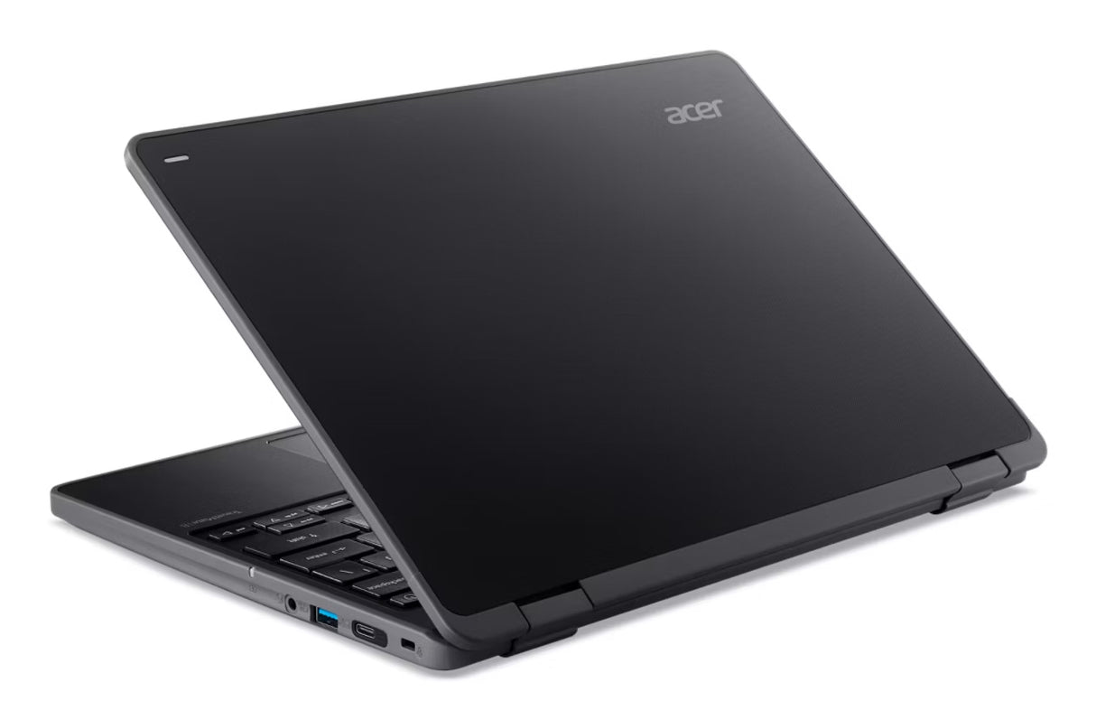 Acer TravelMate Spin B3 TMB312R-31-C45D Hybrid (2-in-1) 31 cm (12.2") Touchscreen WUXGA 4 GB LPDDR5-SDRAM 128 GB eMMC Wi-Fi 7 (802.11be) Windows 11 Pro Education Black - NX.BHBAA.003 ACER