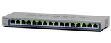 NETGEAR GS116-300NAS network switch Unmanaged L2 Gigabit Ethernet (10/100/1000) Black - GS116-300NAS