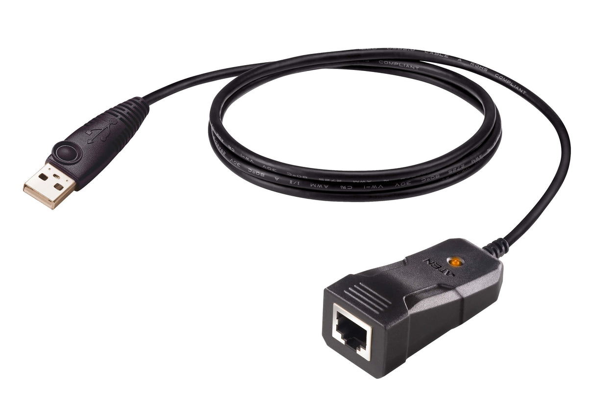ATEN UC232BF serial cable Black 1.2 m USB Type-A RJ-45 - UC232BF