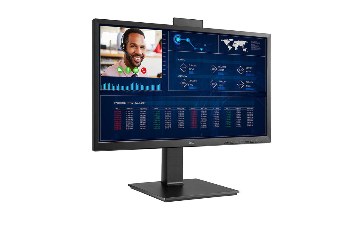 LG 24CQ651I-6P All-in-One PC/workstation Intel® Celeron® J4105 61 cm (24") 1920 x 1080 pixels All-in-One thin client 4 GB DDR4-SDRAM 16 GB HDD Wi-Fi 4 (802.11n) White - 24CQ651I-6P