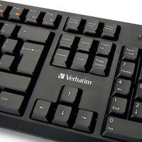 Verbatim 70734 keyboard Mouse included USB QWERTY Black - 70734