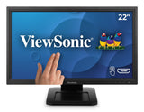 Viewsonic TD2211 computer monitor 55.9 cm (22") 1920 x 1080 pixels Full HD LCD Touchscreen Black - TD2211