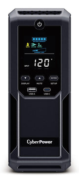 CyberPower LCD BRG1500AVRLCD2 uninterruptible power supply (UPS) Line-Interactive 1.5 kVA 900 W 12 AC outlet(s) - BRG1500AVRLCD2