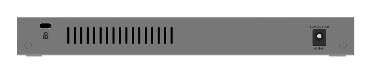 NETGEAR GS108MX-100EUS Unmanaged L2 Gigabit Ethernet (10/100/1000) Desktop/Wall-Mounting - GS108MX-100NAS
