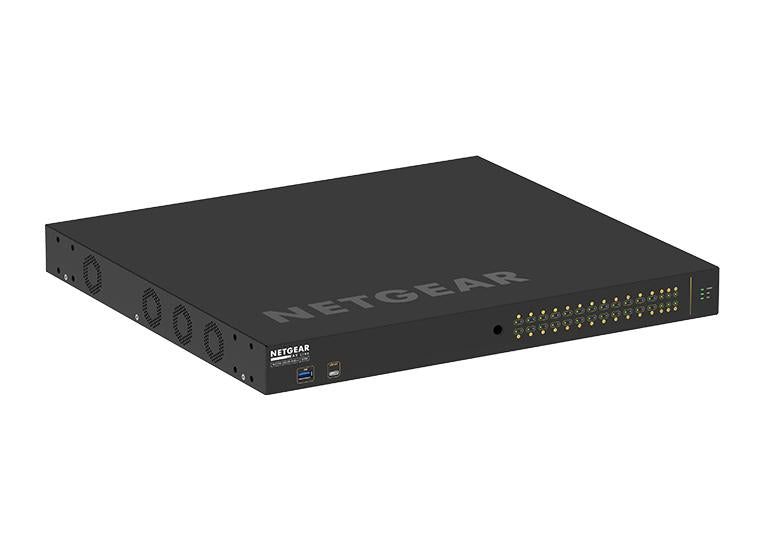 NETGEAR GSM4230UP Managed L2/L3/L4 Gigabit Ethernet (10/100/1000) Power over Ethernet (PoE) 1U Black - GSM4230UP-100NAS