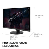 Viewsonic VX Series VX2716A computer monitor 68.6 cm (27") 1920 x 1080 pixels Full HD LCD Black - VX2716A