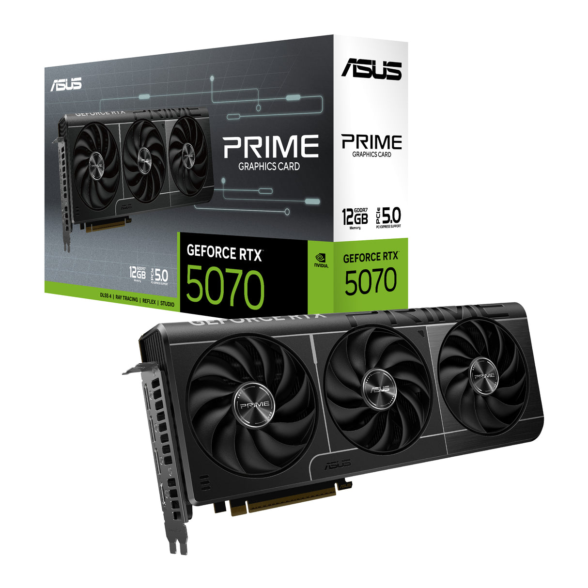 ASUS Prime -RTX5070-12G NVIDIA GeForce RTX 5070 12 GB GDDR7 - PRIME-RTX5070-12G